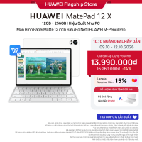 [NEW] Máy Tính Bảng HUAWEI MatePad 12 X 12+256GB | Hiệu Suất Như PC | Màn Hình PaperMatte 12 inch Siêu Rõ Nét | HUAWEI M-Pencil Pro