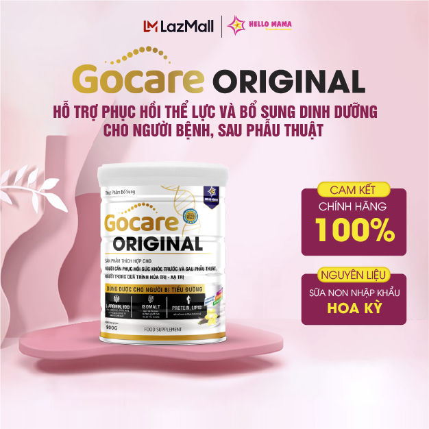 Sữa non Gocare Original hỗ trợ phục hồi thể lực và bổ sung dinh dưỡng cho người bệnh sau phẫu thuật 