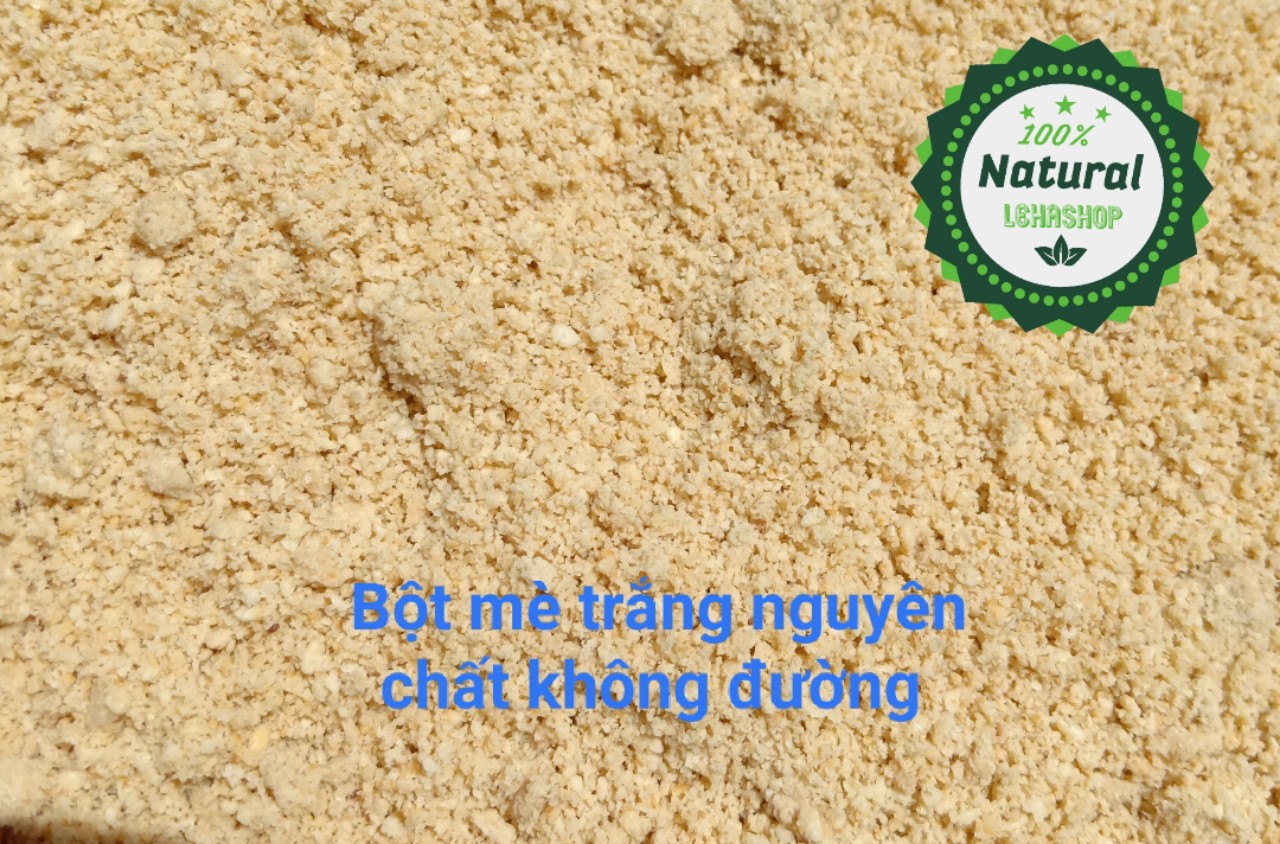 Bột mè trắng nguyên chất không đường 1kg.