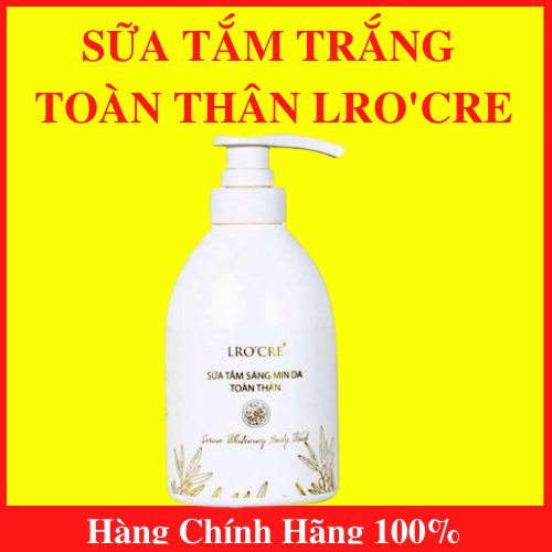 [Hcm]Lrocre Sữa Tắm Trắng Sáng Mịn Toàn Thân Da Lrocre