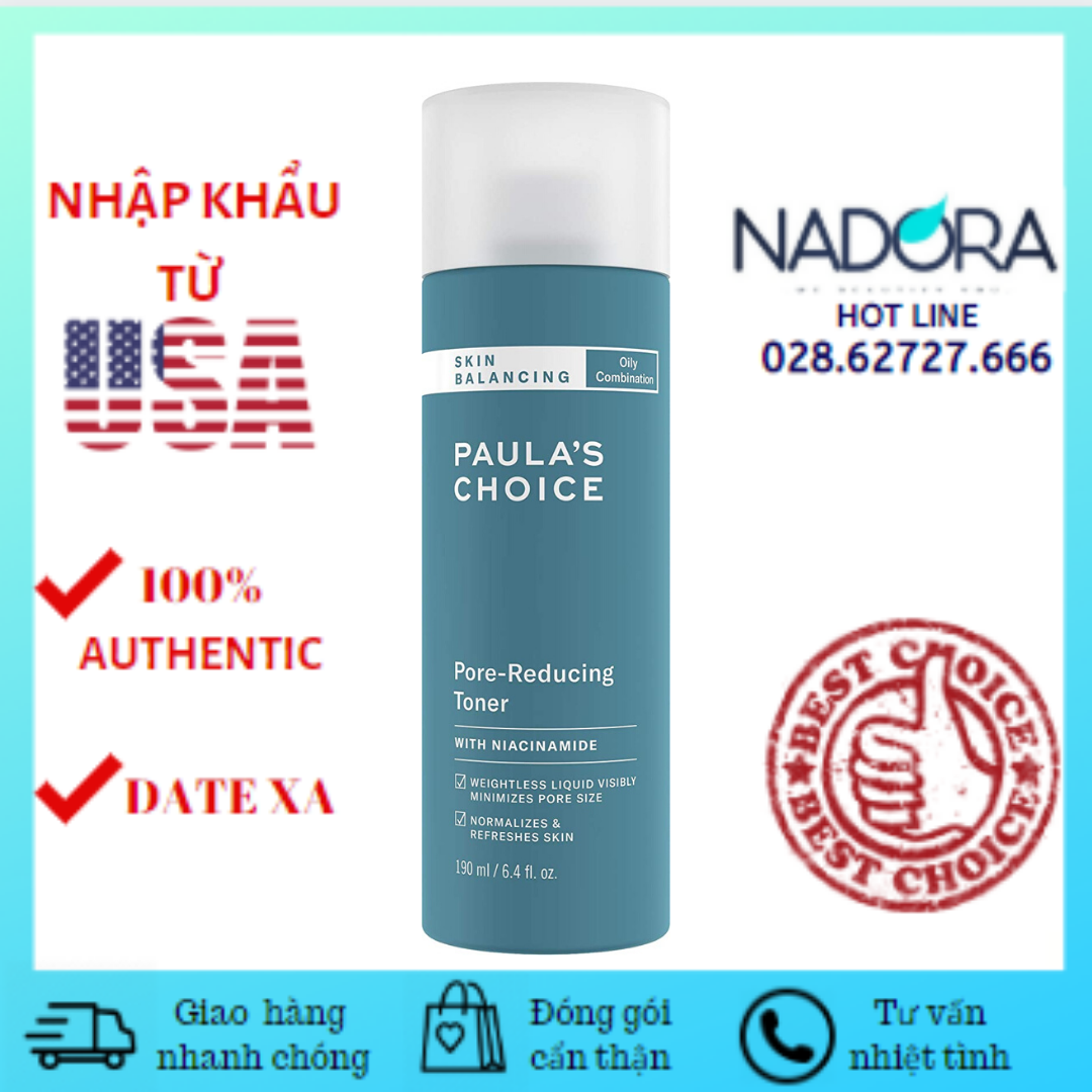 [Hcm]Nước Hoa Hồng Cân Bằng Da Paulas Choice Skin Balancing Pore Reducing Toner