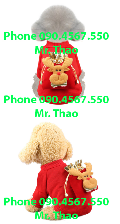 Quần Áo Giáng Sinh Chó Mèo - Áo Quần Noel cho Thú Cưng có Size 4XL cho Thú Cưng Lớn