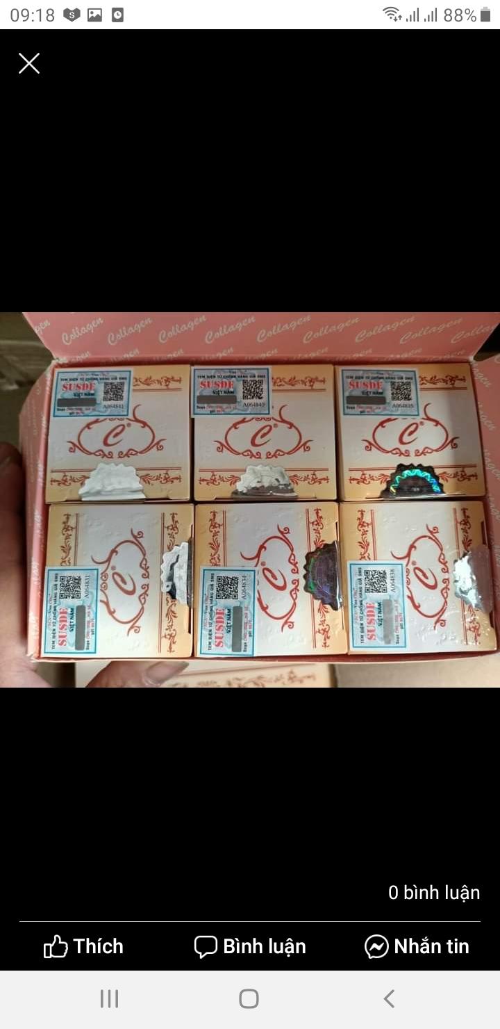 bộ kem COLLAGEN plus vit E (có tem chống hàng giả ) kem dưỡng trắng da mặt