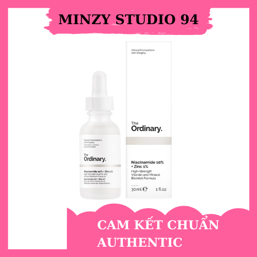 Tinh Chất Niacinamide 10% + Zinc 1% – The Ordinary