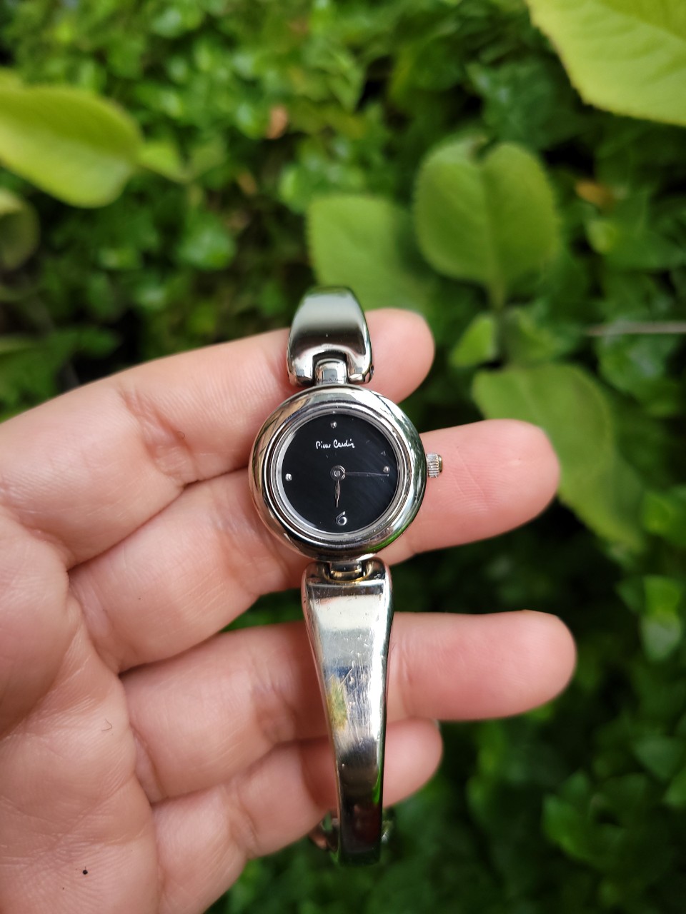 Đồng hồ nữ cao cấp hiệu Pie cardin đồng hồ si Nhật size mặt 23mm size tay 15-16cm HCM