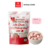 Sữa chua sấy thăng hoa DÂU TÂY Yumi Yumi Asuzac hộp 30 g (10 g x 3 gói)