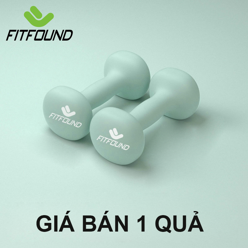 Dumbbells - Tạ Tay Nữ Loại 2Kg Gang Bọc Cao Su Dụng Cụ Tập Gym Yoga Pilates Thể Dục Tại Nhà