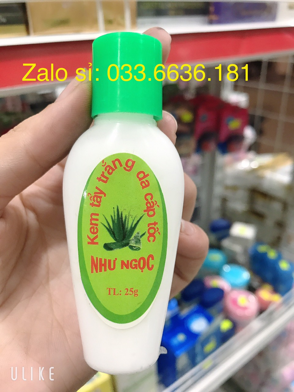 Kem Tẩy Trắng Da Cấp Tốc Như Ngọc 25G