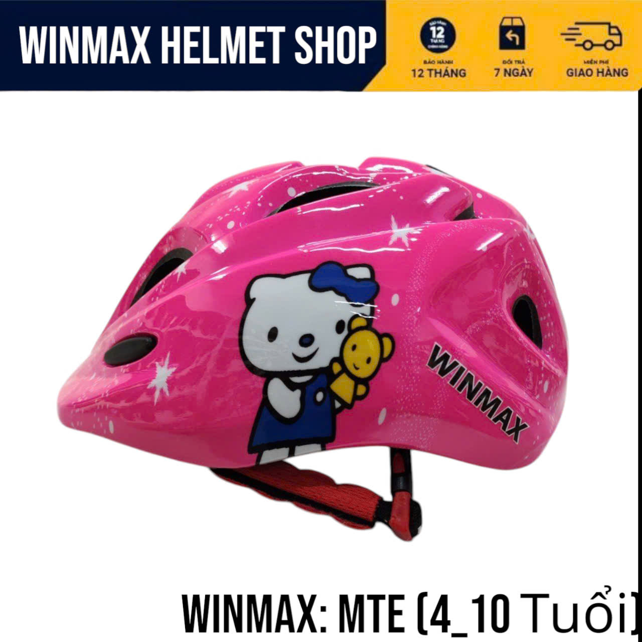 Mũ Bảo Hiểm Xe Đạp Trẻ Em Từ 4 Tuổi Đến 10 Tuổi