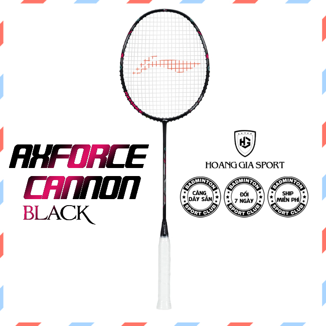 Vợt Cầu Lông Lining Axforce 80 Rồng Lửa Full Carbon (Căng Sẵn 11kg Max 13kg Tặng Quấn Cán Móc Khóa B