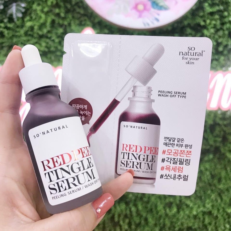 [Hcm]Sample [Gói] Red Peel Tingle Serum - Peel Da Không Bong Tróc Sản Phẩm Tốt Với Chất Lượng Độ Bền Cao Và Được Cam Kết Sản Phẩm Y Như Hình