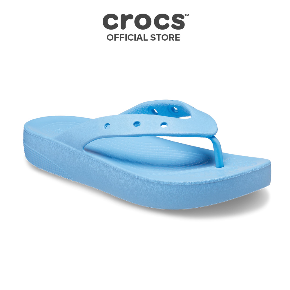 Dép Xỏ Ngón Nữ Crocs Platform Classic - Oxygen