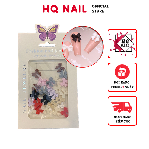 Set Charm Nơ 30 Viên Làm Nail Siêu Xinh