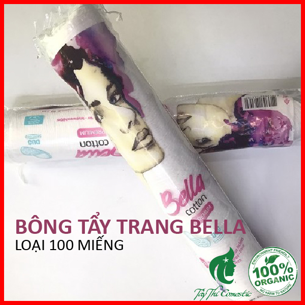 Bông Tẩy Trang Bella Duo Cotton Đủ Size