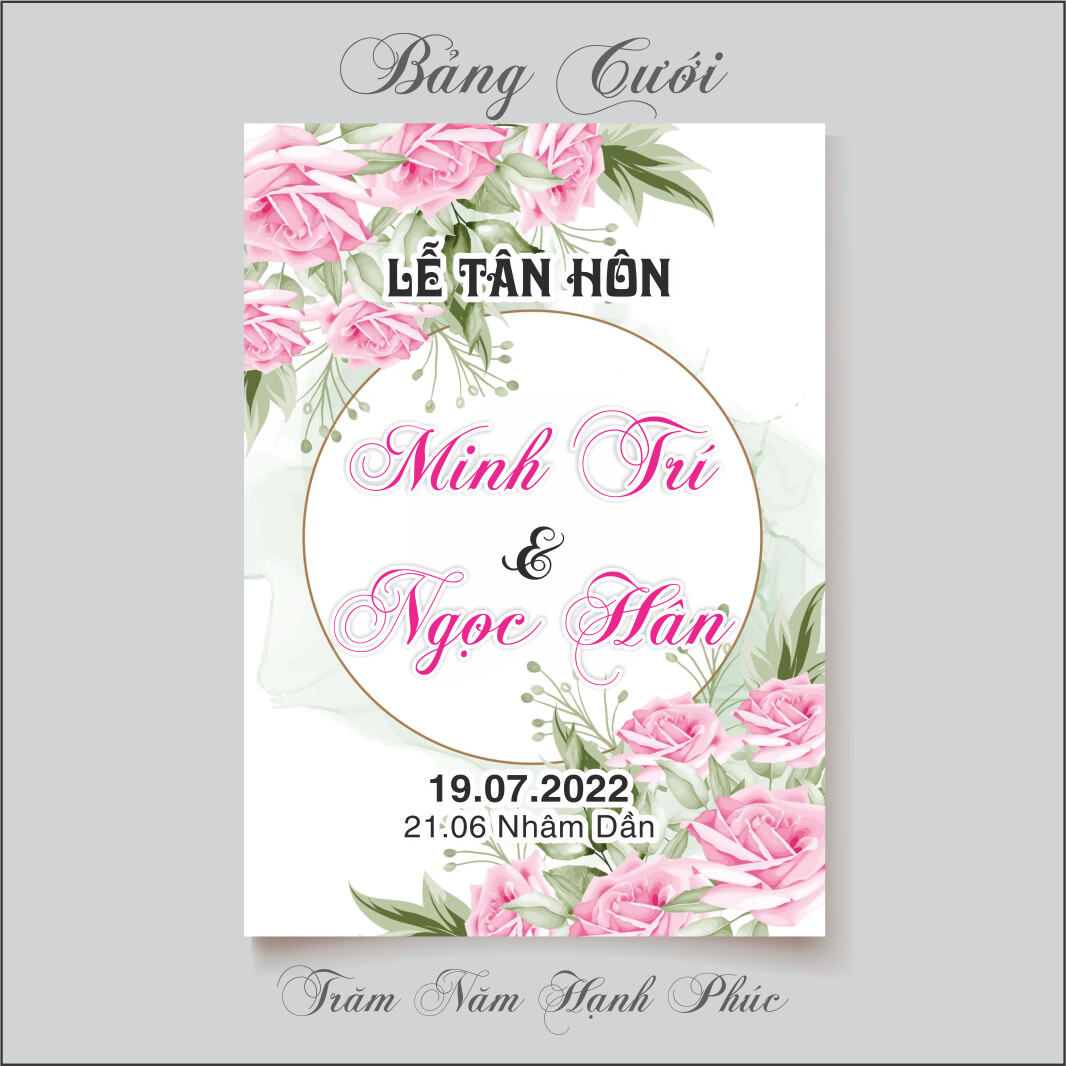 BẢNG CƯỚI LỄ VU QUY_LỄ THÀNH HÔN  TÊN CÔ DÂU CHÚ RỂ TRANG TRÍ ĐÁM CƯỚI