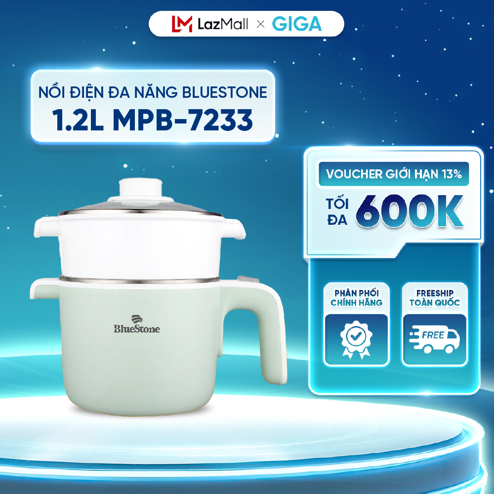 Nồi Điện Đa Năng BlueStone MPB-7233 1.2 Lít 600-720W