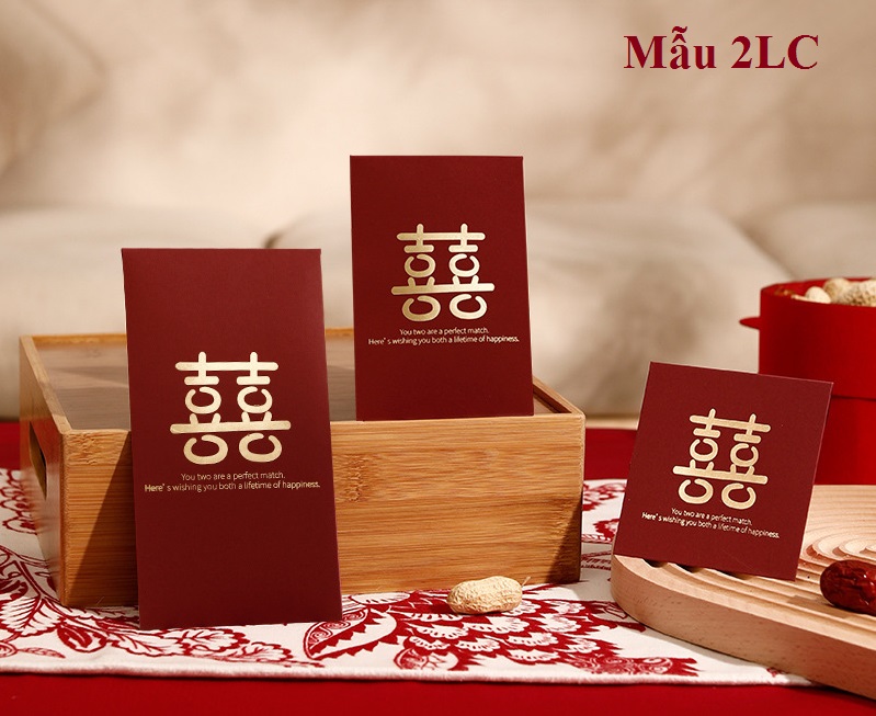 {10 cái - Size lớn} ♡ Bao lì xì bưng quả trao duyên đám cưới ♡