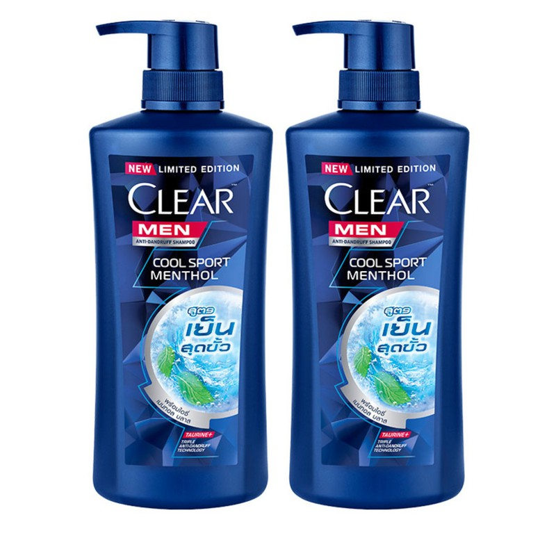 2 CHAI DẦU GỘI CLEAR MEN - THÁI LAN - 450ml/chai