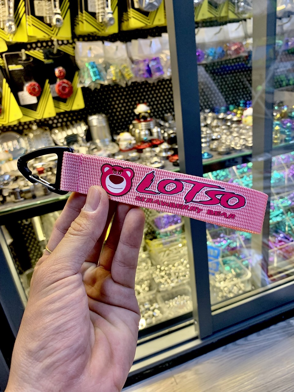 Móc Khóa Gấu Dâu - Móc khoá dây Lotso