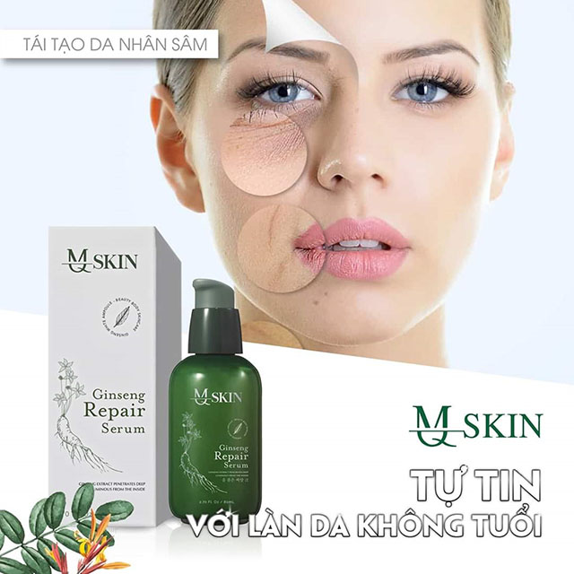 [HCM]Serum nhân sâm tái tạo da MQ Skin Ginseng Repair Serum 80ml - 8936117150012