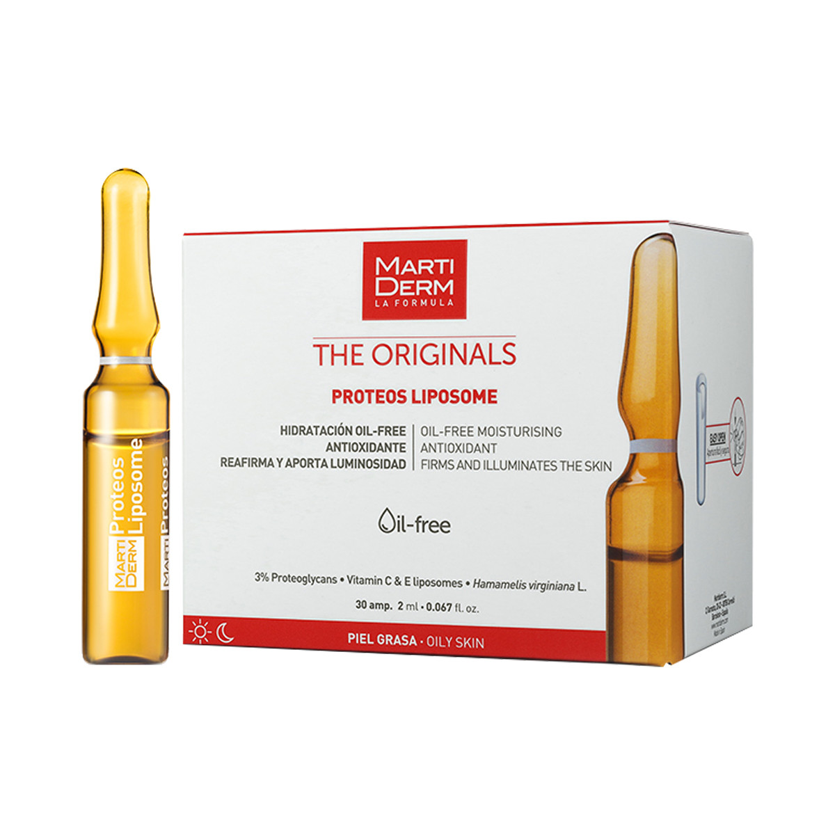 Tinh Chất Chống Oxy Hoá Phục Hồi Điều Tiết Bã Nhờn Martiderm The Originals Proteos Liposome