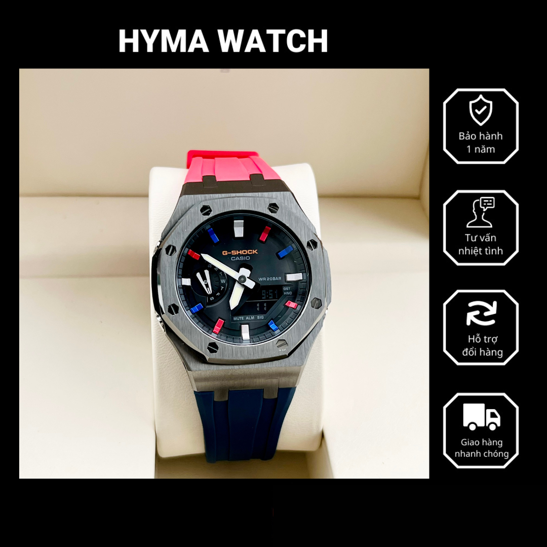 Đồng hồ Nam Casio G-Shock GA2100 AP Custom Harley Quinn Bảo hành 5 năm Hyma watch