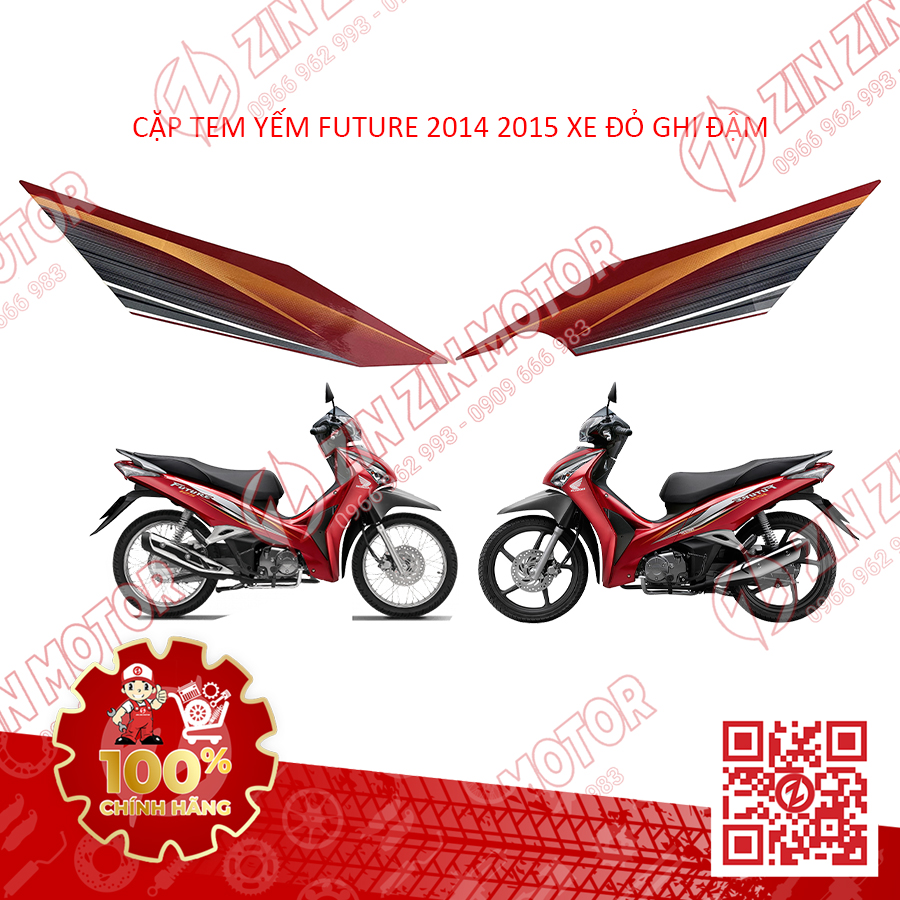 Tem Bửng Tem Cánh Yếm Xe Future 125 Mập Future Fi 125 Future BXC 125 2014 2015 2016 2017 Chính Hãng 