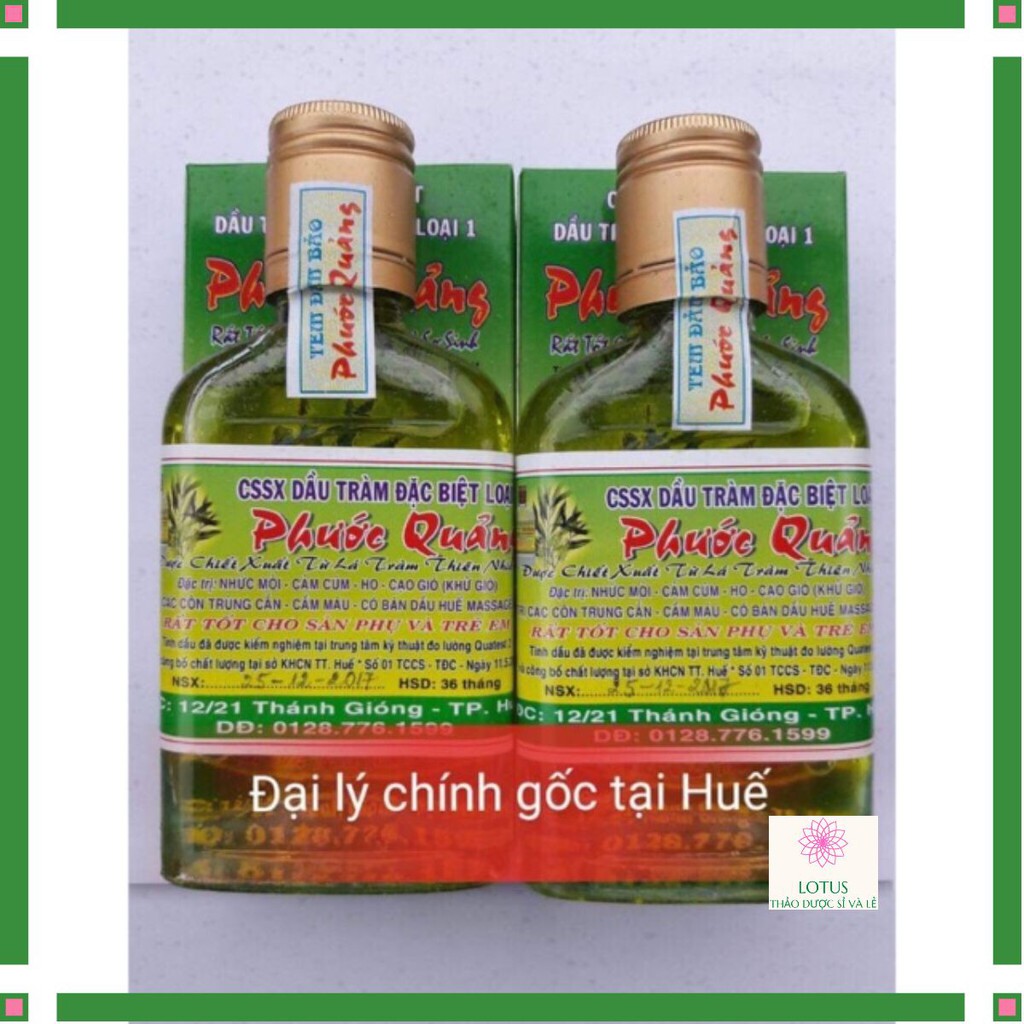 Bán Sỉ Rẻ Combo 10 Chai Tinh Dầu Tràm Phước Quảng Loại Xịn Đảm Bảo Tốt 100Ml