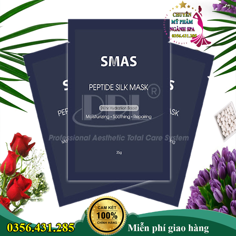 Mặt Nạ Dưỡng Và Phục Hồi Da SMAS Peptide Silk Mask Nhật Bản Mặt Nạ Dưỡng Và Phục Hồi Da SMAS Peptide Silk Mask Nhật Bản