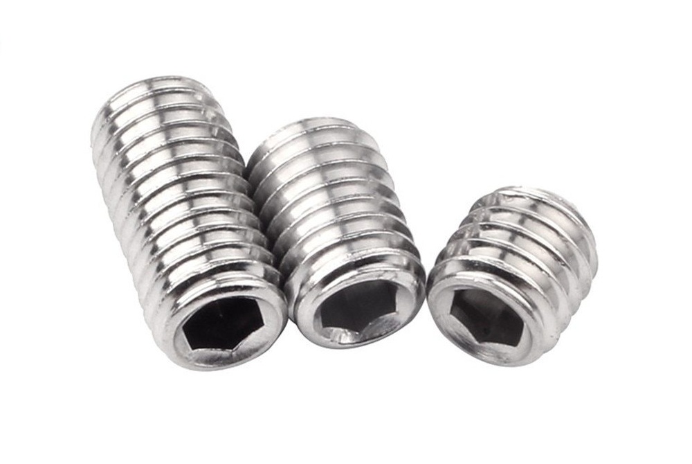 Ốc lục giác chìm INOX M3X4 M3X6 M4X4 M4X6 M5X5 M5X6 M6X6 M8X10 - set screw