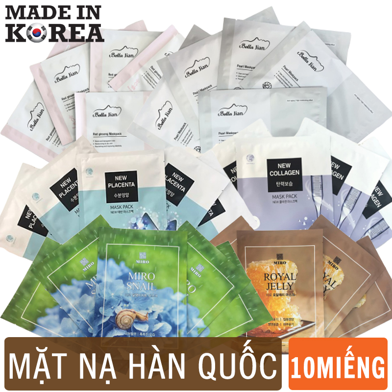 [Combo] Mặt Nạ Dưỡng Da Hàn Quốc Hàng Nhập Chính Hãng