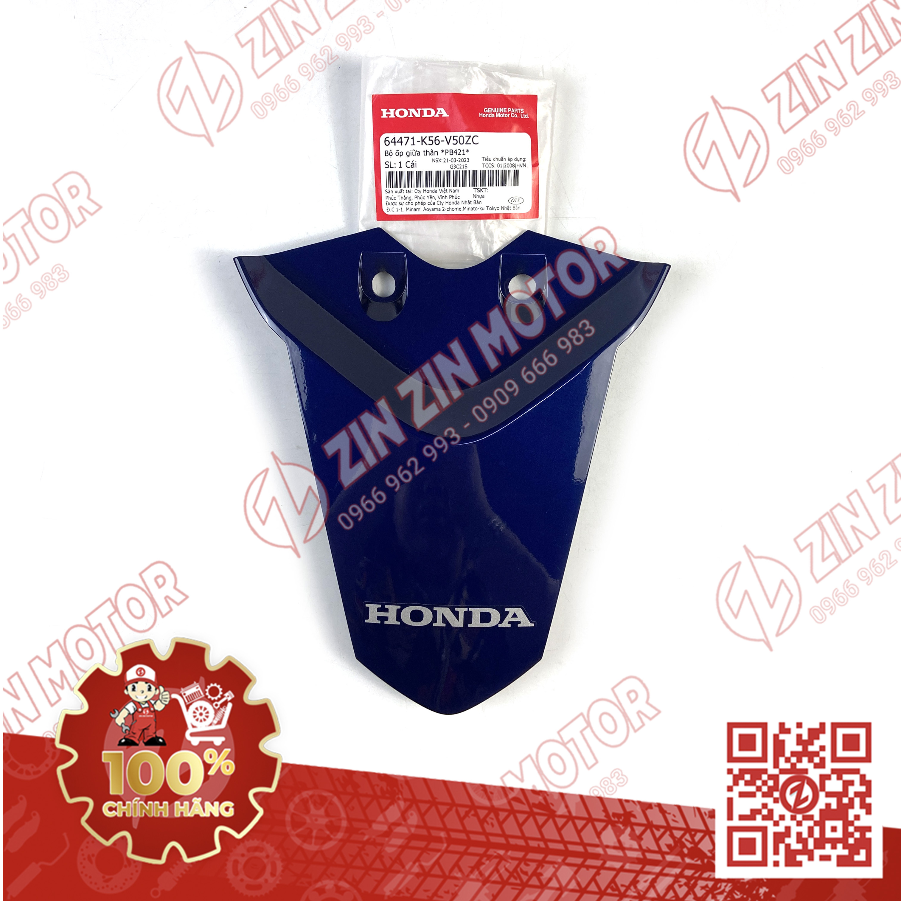 Dàn áo Winner X V2 2019 Xanh Bạc Đen RS150X RS150 V3 Chính Hãng Honda - ZINZINMOTOR