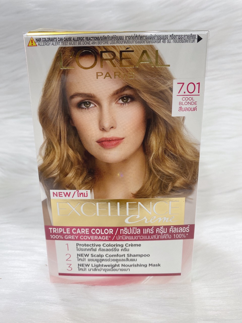 [Hcm]Nhuộm Tóc Phủ Bạc Loreal Số 7.01