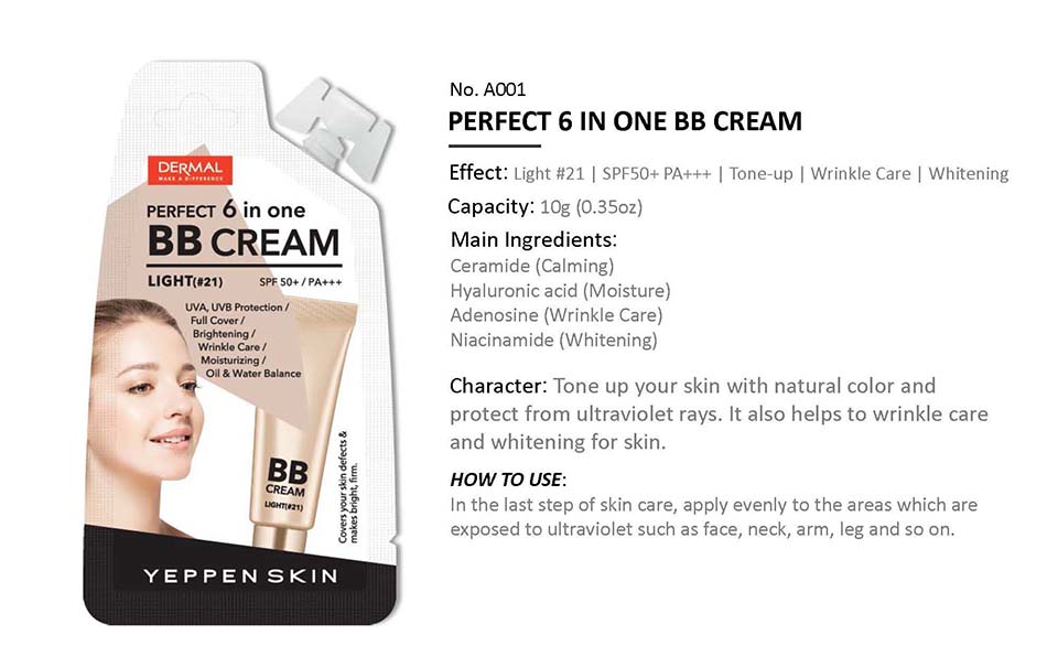 [Hcm]Yeppen Skin - Bb Cream Nước Tẩy Trang
