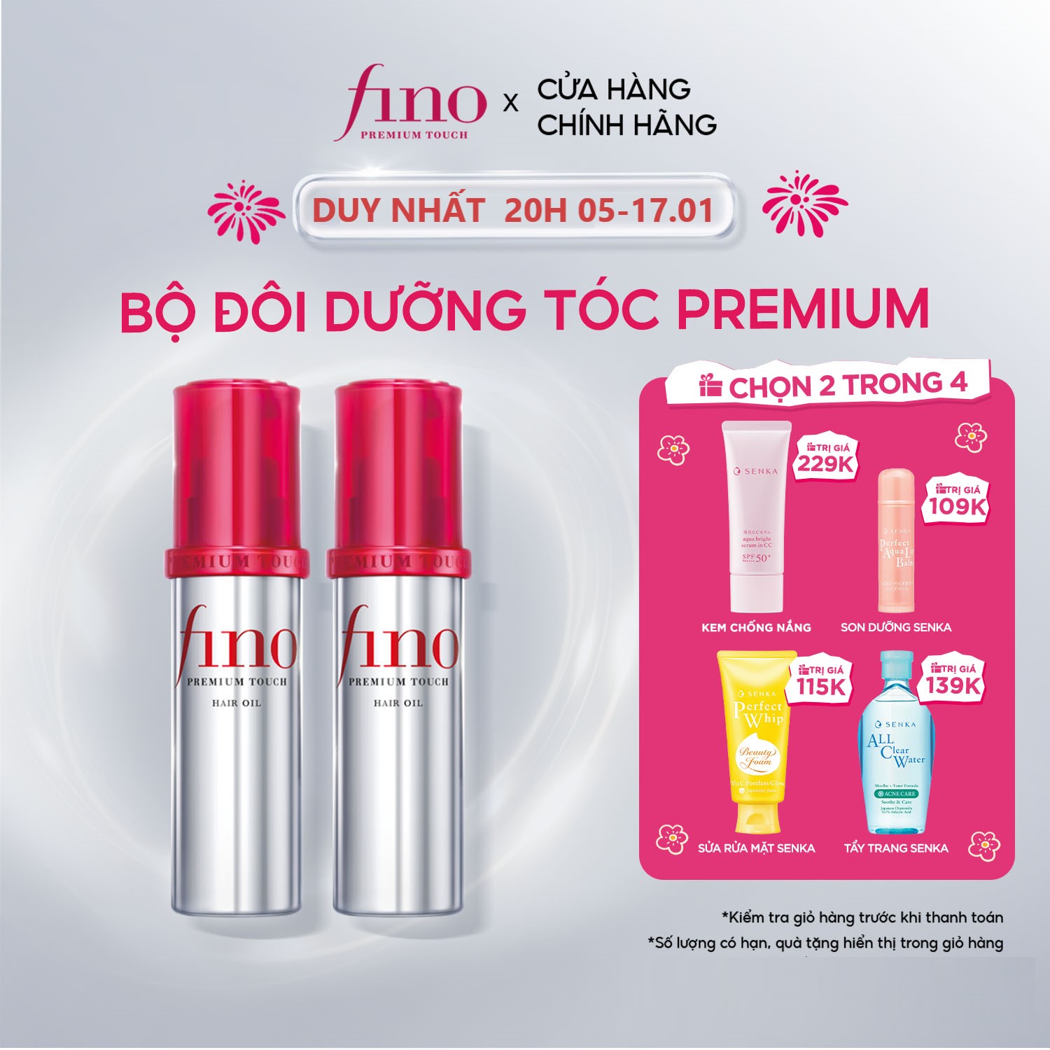 Bộ 2 Dầu Dưỡng Tóc Cao Cấp Fino Premium Touch Hair Oil B 70Ml