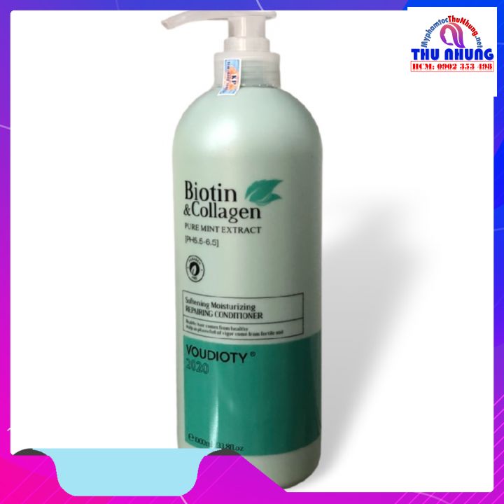 Dầu Xả Ngăn Gàu Biotin Xanh Dương - Biotin Collagen Anti Dandruff 1000Ml