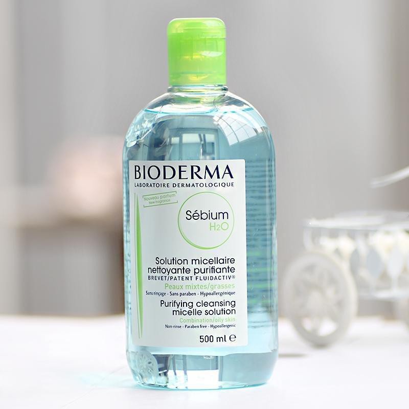 Nước Tẩy Trang Bioderma Kiềm Dầu Crealine H20 - 500Ml - Pháp Frorence86 Store Màu Hồng