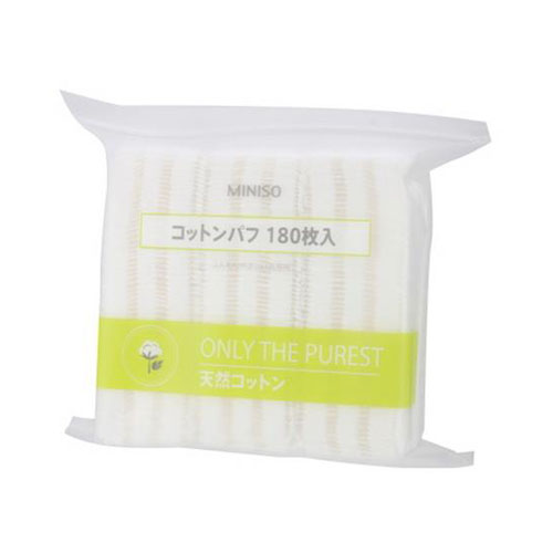 Bông tẩy trang Miniso Nhật Bản 180