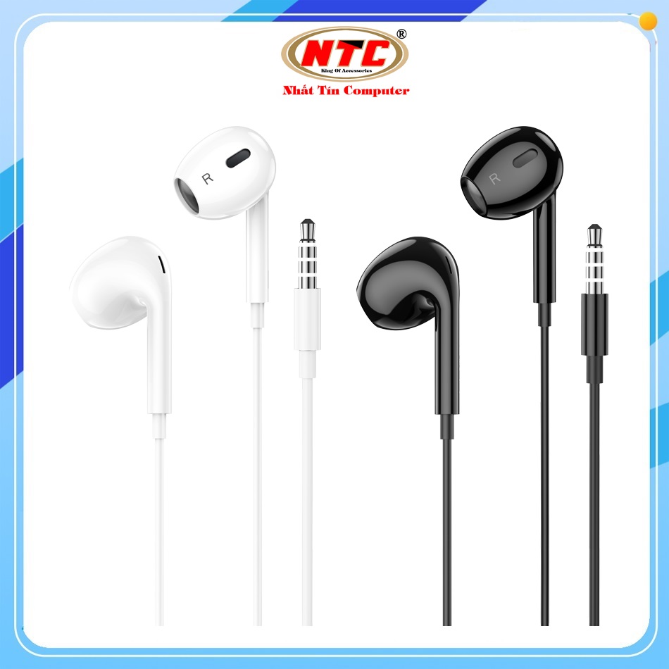Tai nghe nhét tai Hoco M101 Max cổng 3.5 (Trắng) - Nhất Tín Computer