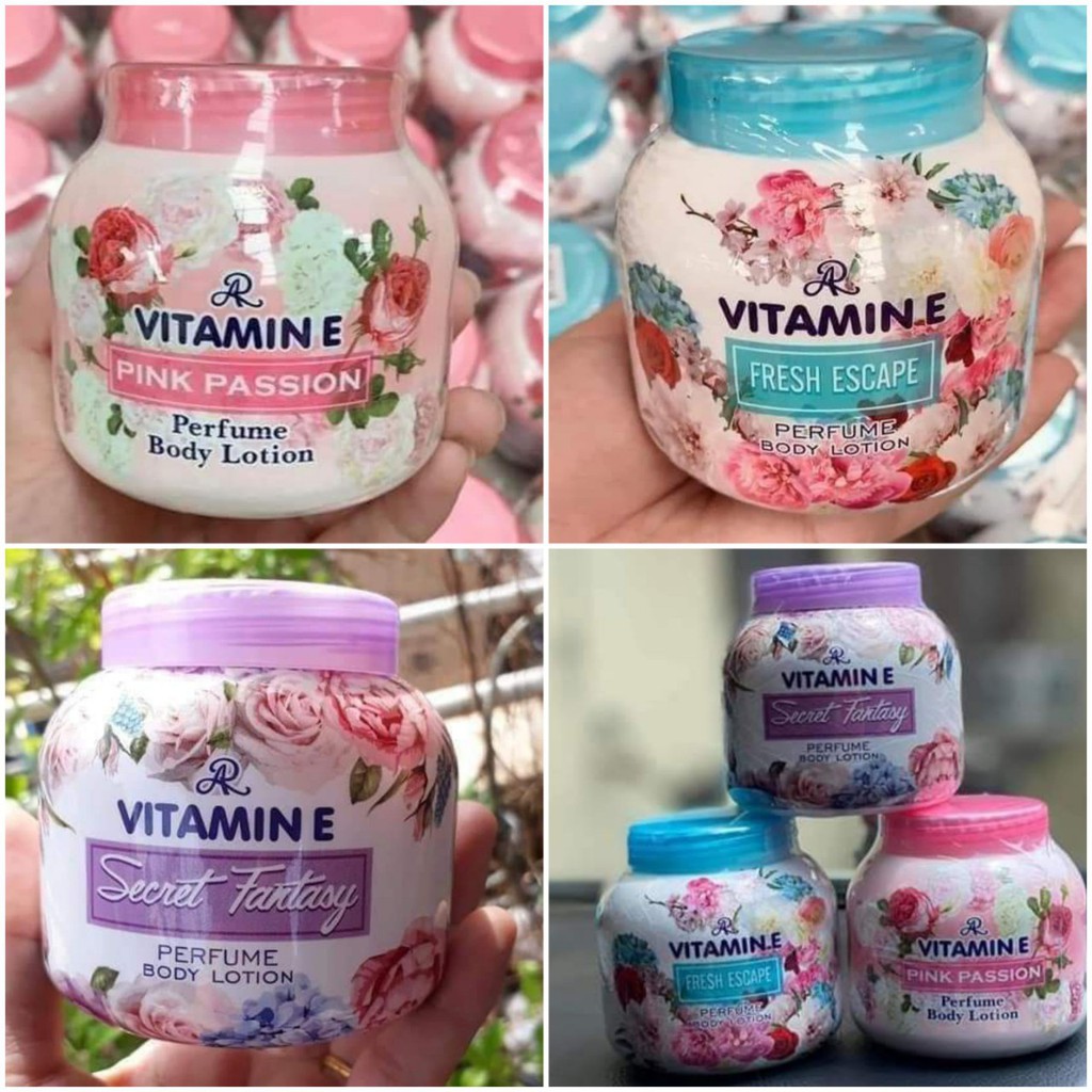 Kem Dưỡng Ẩm Hương Nước Hoa Aron Vitamin E Thái Pink Passion