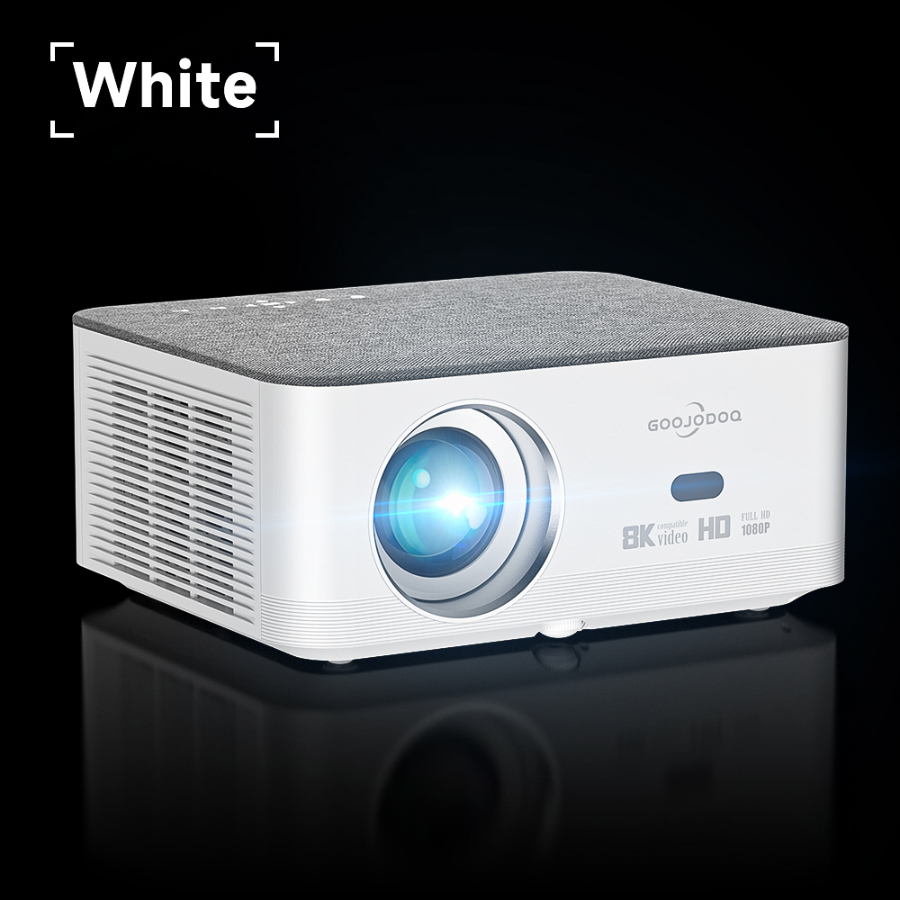 Máy Chiếu GOOJODOQ Wifi 8k Full HD 1080p 15500 LM Hỗ Trợ Android Bằng Đồng Bộ Màn Hình Smartphone 75