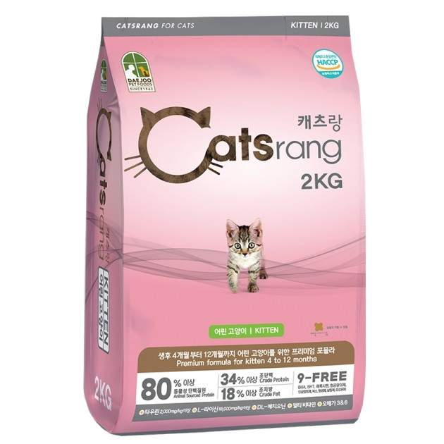 Gói 2kg _Thức Ăn Hạt Catsrang - Thức ăn hạt cho mèo nhỏ