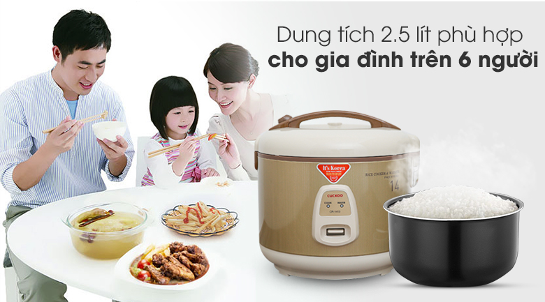 Nồi cơm điện Cuckoo 2.5 lít CR-1413 hàng trưng bày 97%