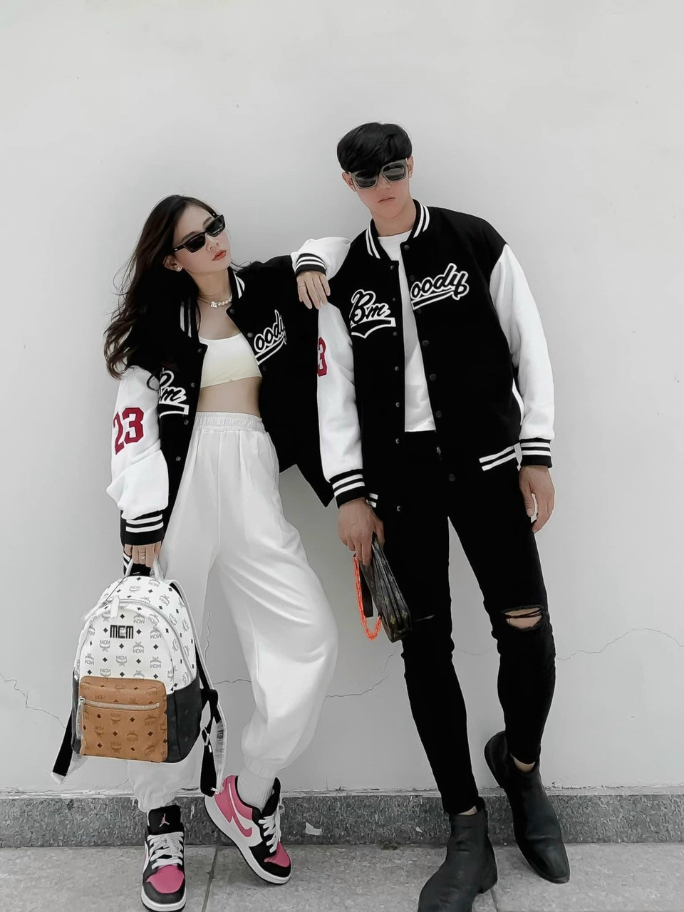 [ VIDEO ẢNH THẬT] Áo Khoác Dù Bomber Bóng Chày 23  Nam Nữ 💖FREESHIP💖 Áo Khoác Gió Phối Màu Cặp đôi C