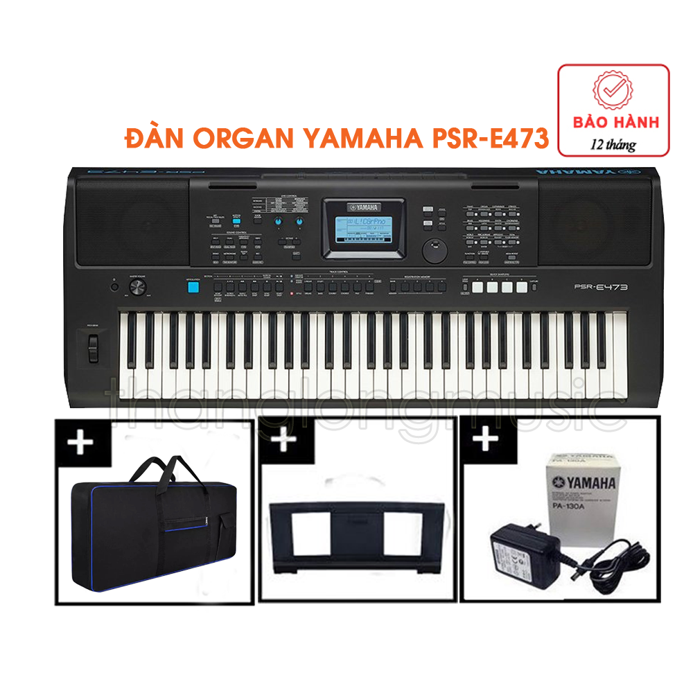 [Chính hãng] Yamaha PSR-E473 - Đàn Organ / Keyboard Di Động 61 Phím Cao Cấp