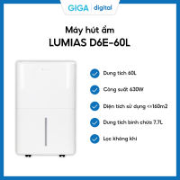 Máy hút ẩm Lumias D6E-12L/ 20L/ 26L/30L/60L- Tự động dừng khi đầy nước - Bộ lọc ion bạc - Ứng dụng Mihome - BH 18 tháng