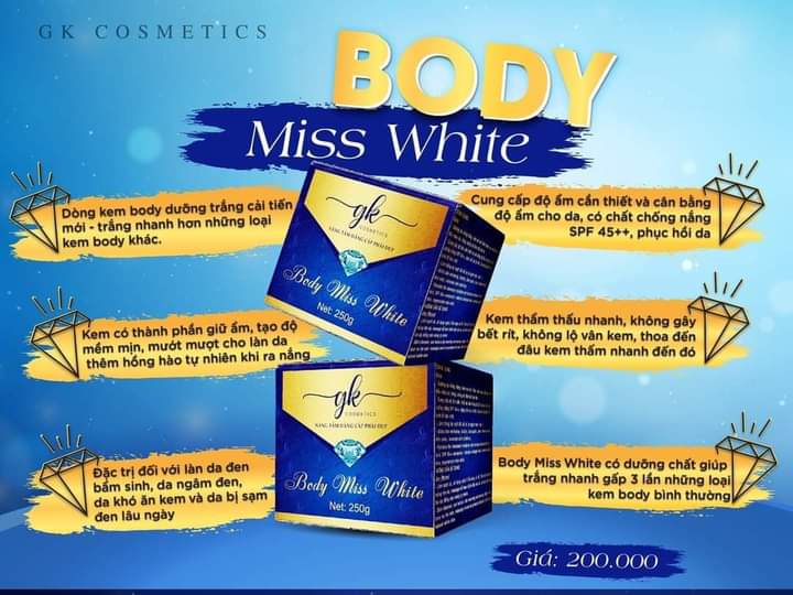 Kem Body Miss White .