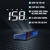 Màn Hình Hiển Thị Tốc Độ HUD W1 / M2 / W2 / M2S (GPS nguồn USB) Cho Mọi Ô Tô Xe Hơi Phiên Bản 2026