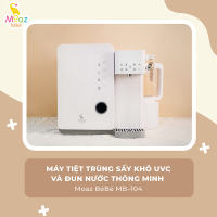 Moaz BéBé MB – 104 máy tiệt trùng sấy khô UVC và đun nước thông minh bảo hành vàng chính hãng 12 tháng