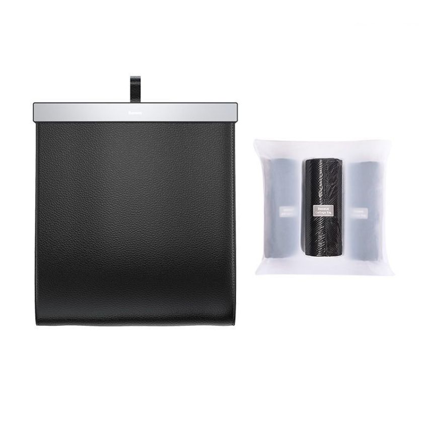 Túi chứa rác tiện dụng gắn lưng ghế trên xe hơi Baseus Large Garbage Bag CRLJD-A01